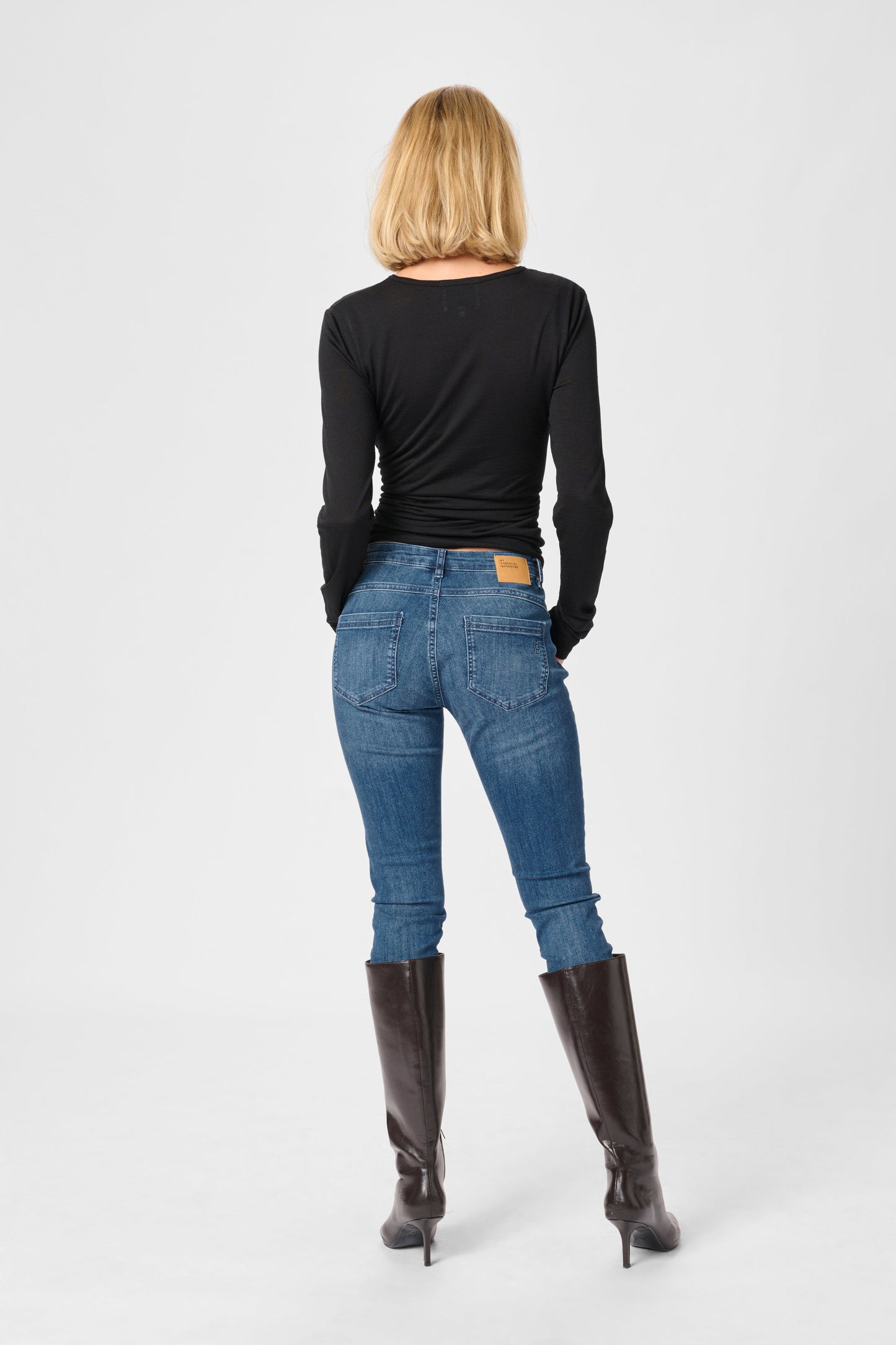 My Essential Wardrobe - Jeans - Blue Vintage Wash - 32 The Celina 100 Slim Y - Stilkompagniet.dk