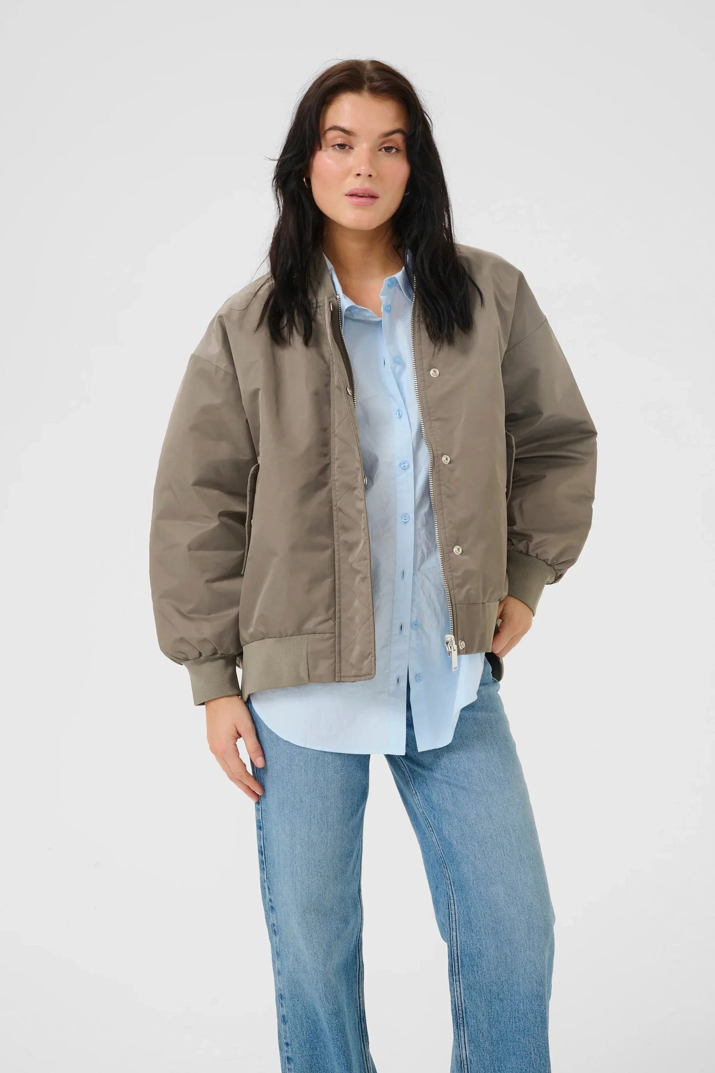My Essential Wardrobe - Bomber jakke - Major Brown - Helga - Stilkompagniet.dk