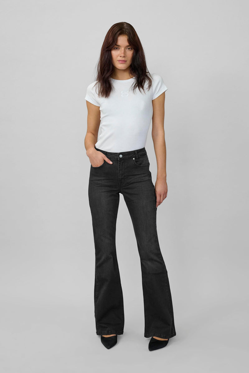 My Essential Wardrobe - Jeans - Black Wash - 06 The Dekota Bootcut