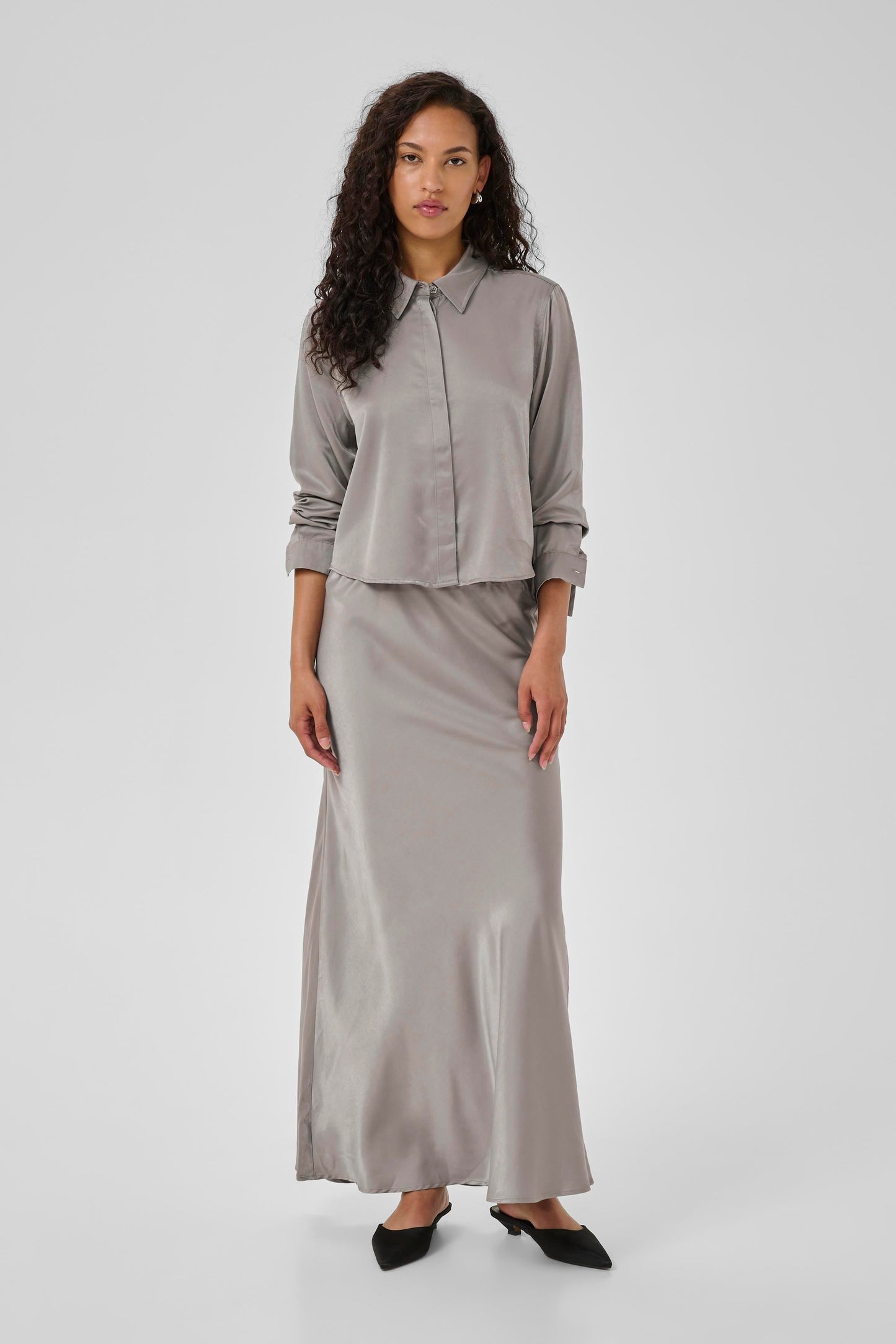 My Essential Wardrobe - Nederdel - Sølv - Estelle