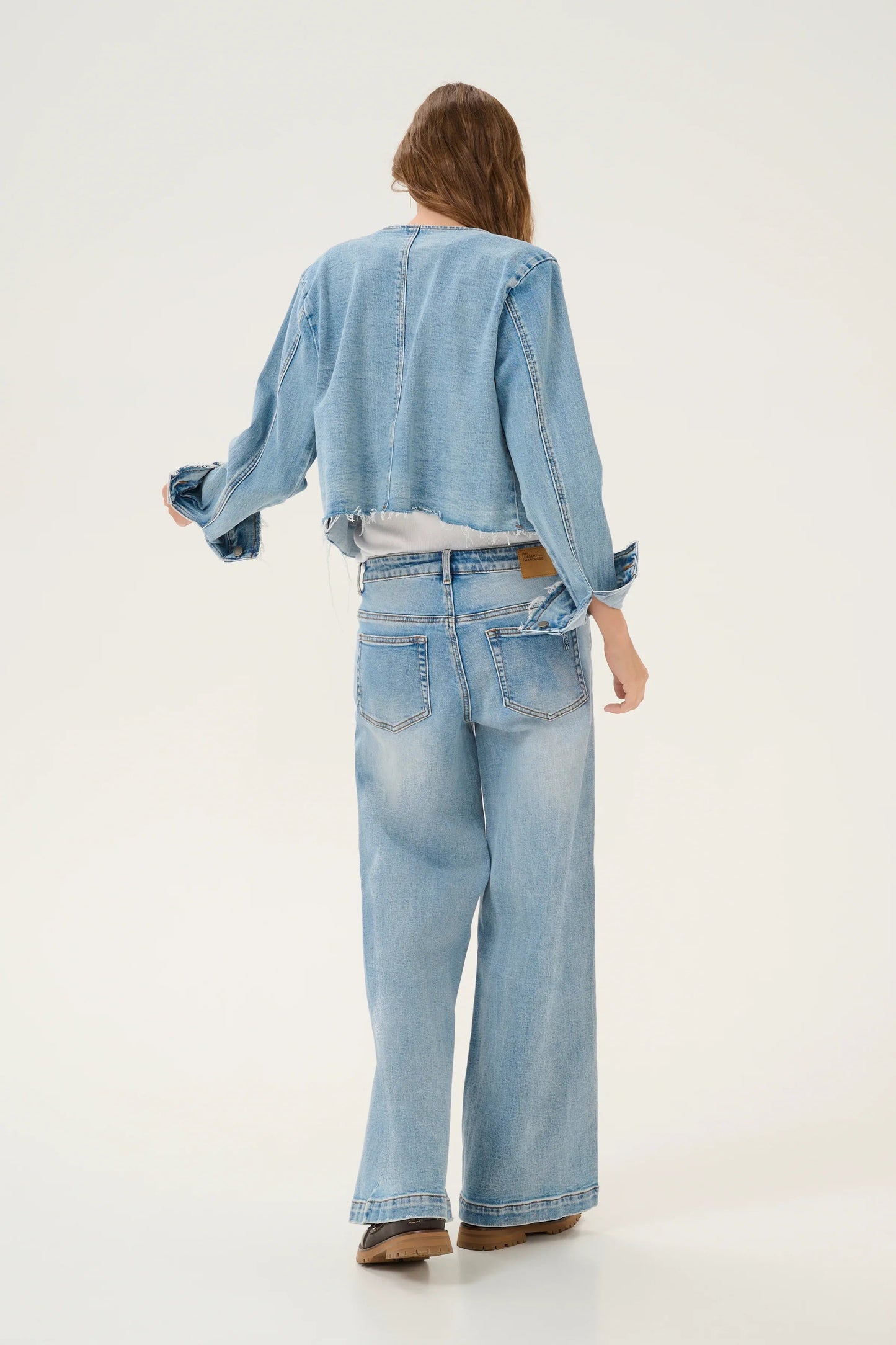 My Essential Wardrobe - Denim jakke - Light blue - Dango - Stilkompagniet.dk