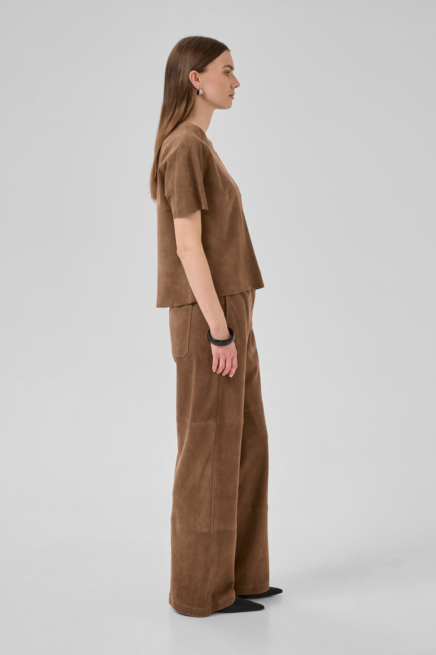 My Essential Wardrobe - Bukser - Tobacco Brown - Petra