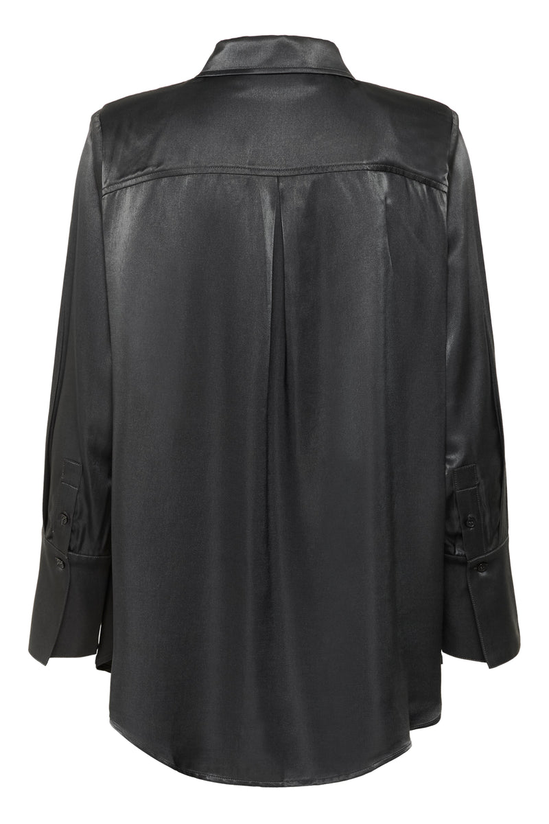 My Essential Wardrobe - Skjorte - Asphalt/Grey - Estelle