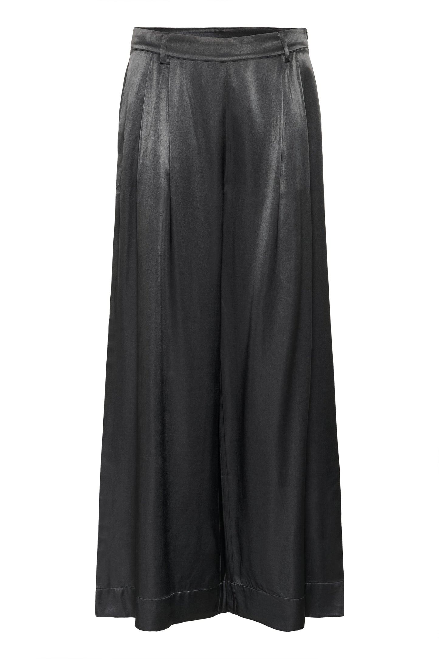 My Essential Wardrobe - Bukser - Asphalt/Grey - Estelle Wide