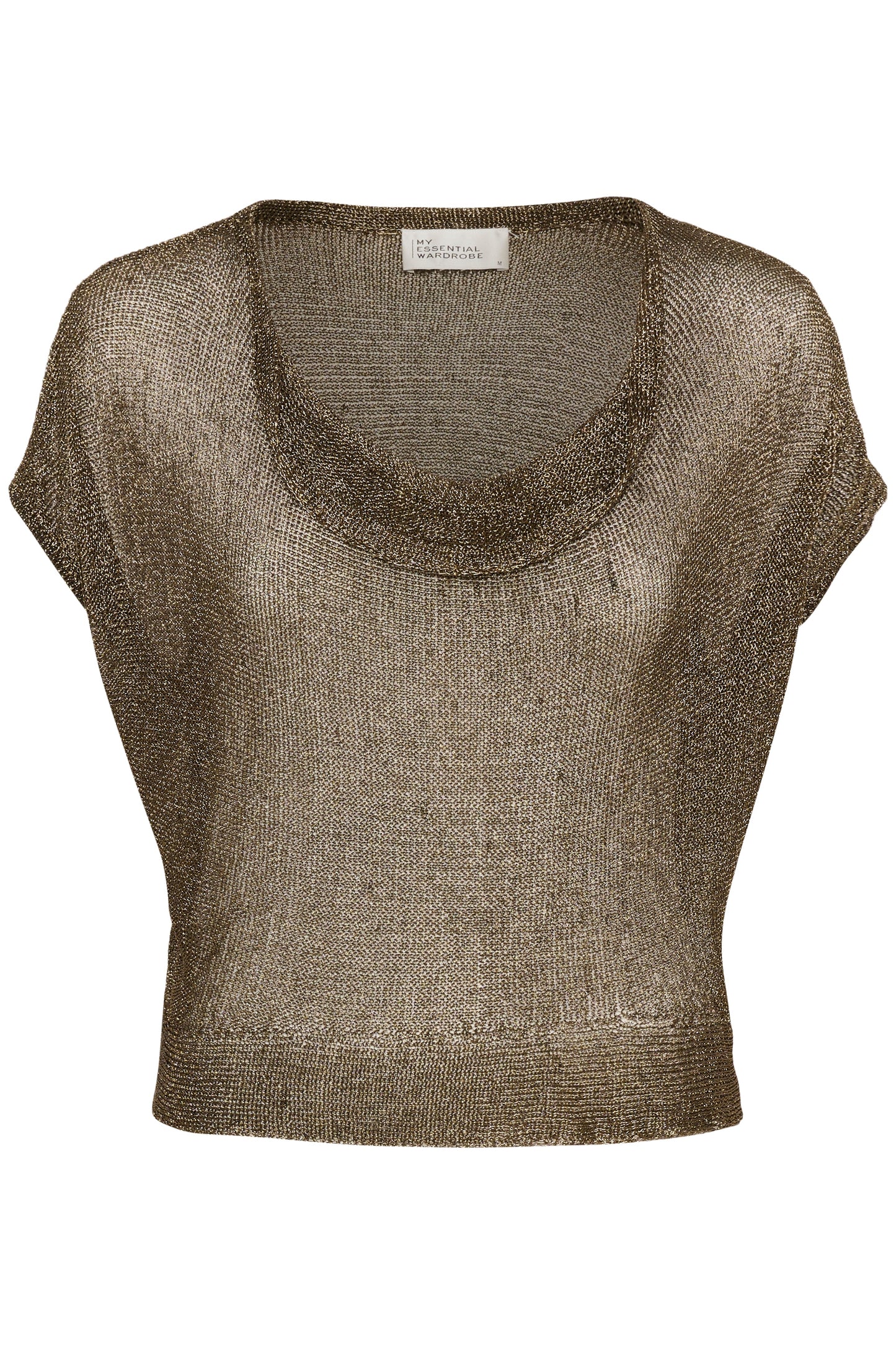 My Essential Wardrobe - Strik top - Gold - Olly