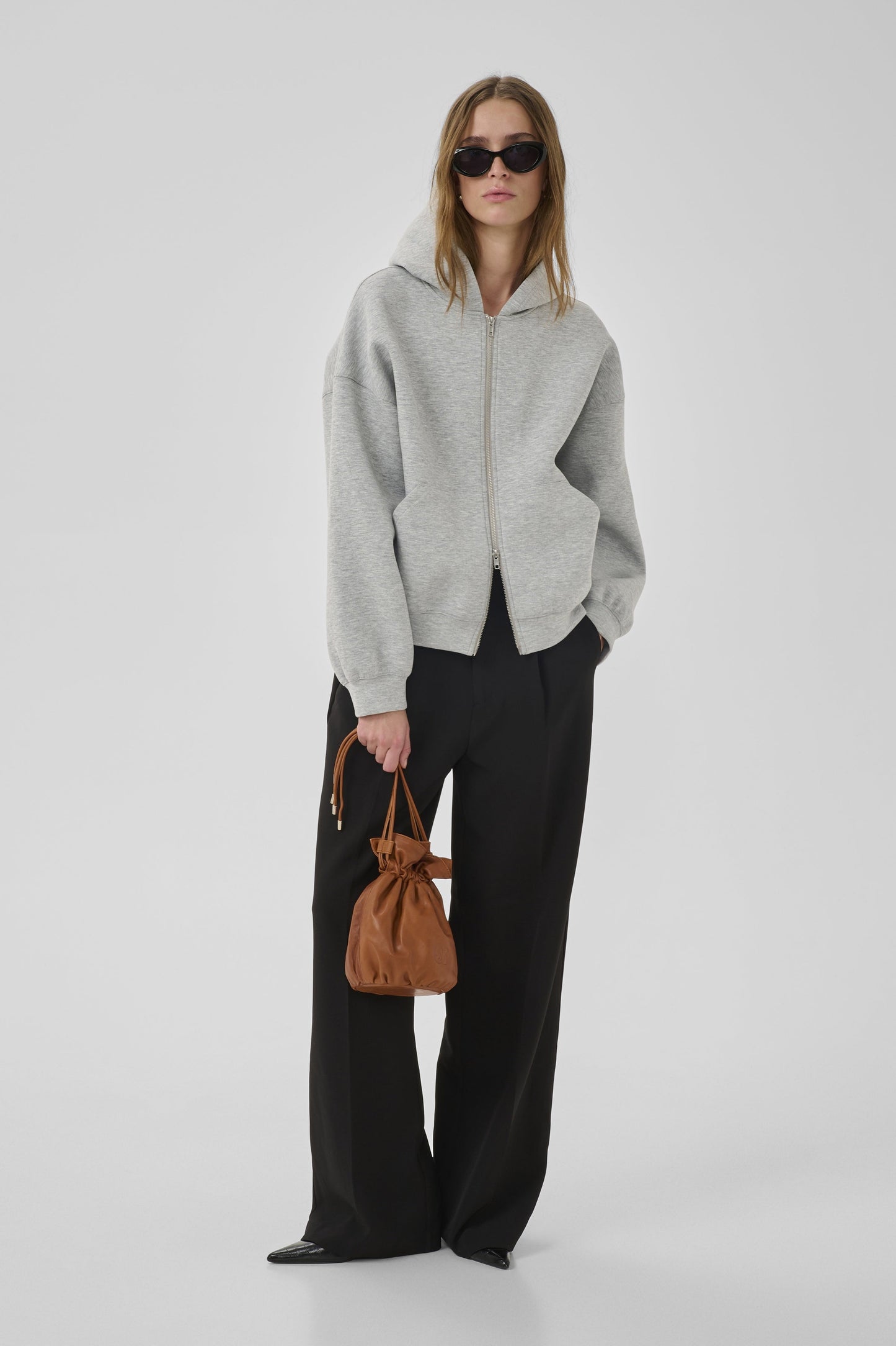 My Essential Wardrobe - Hoodie - Grå - Asine