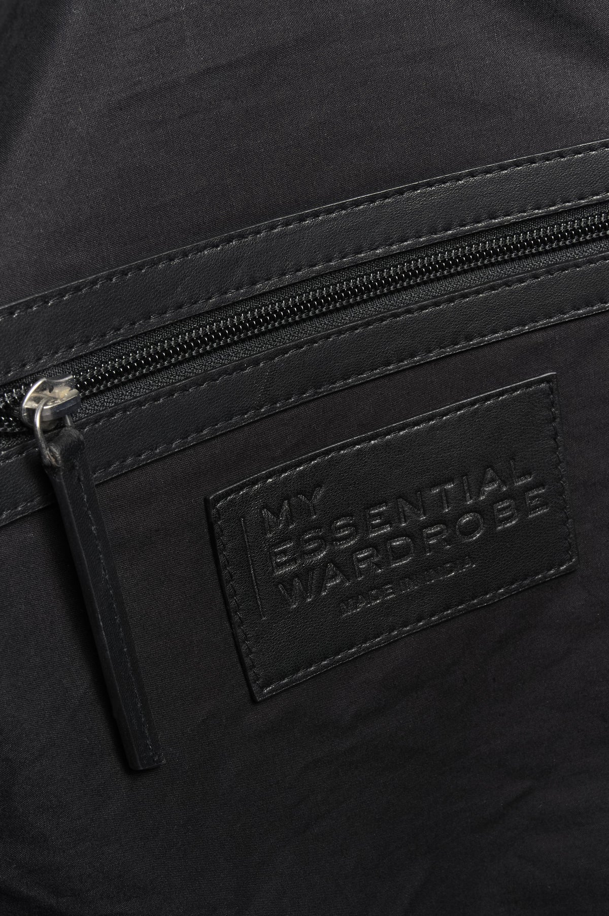 My Essential Wardrobe - Taske - Sort læder - Trista big bag