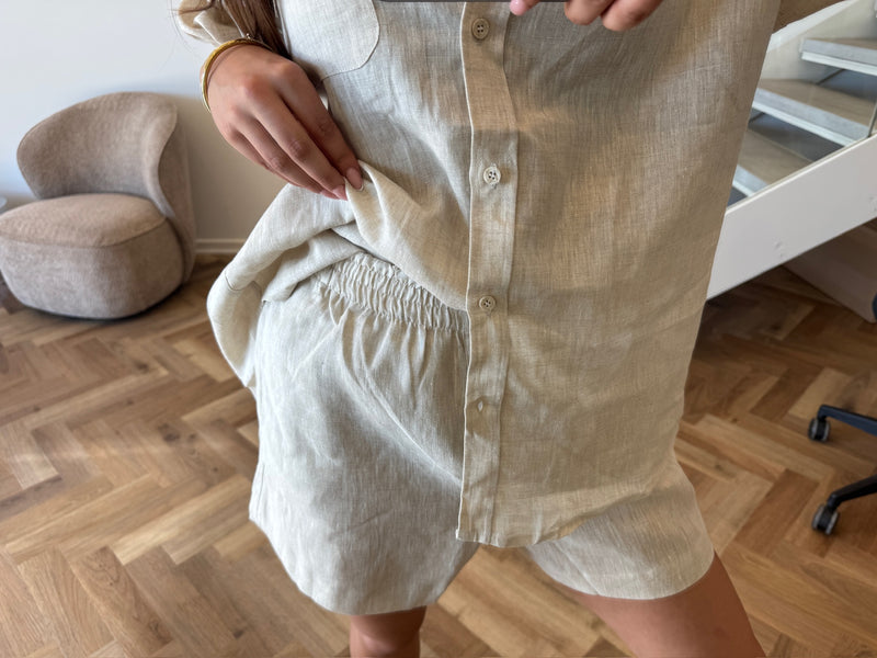 The Collection - Hør sæt - Beige - Lara