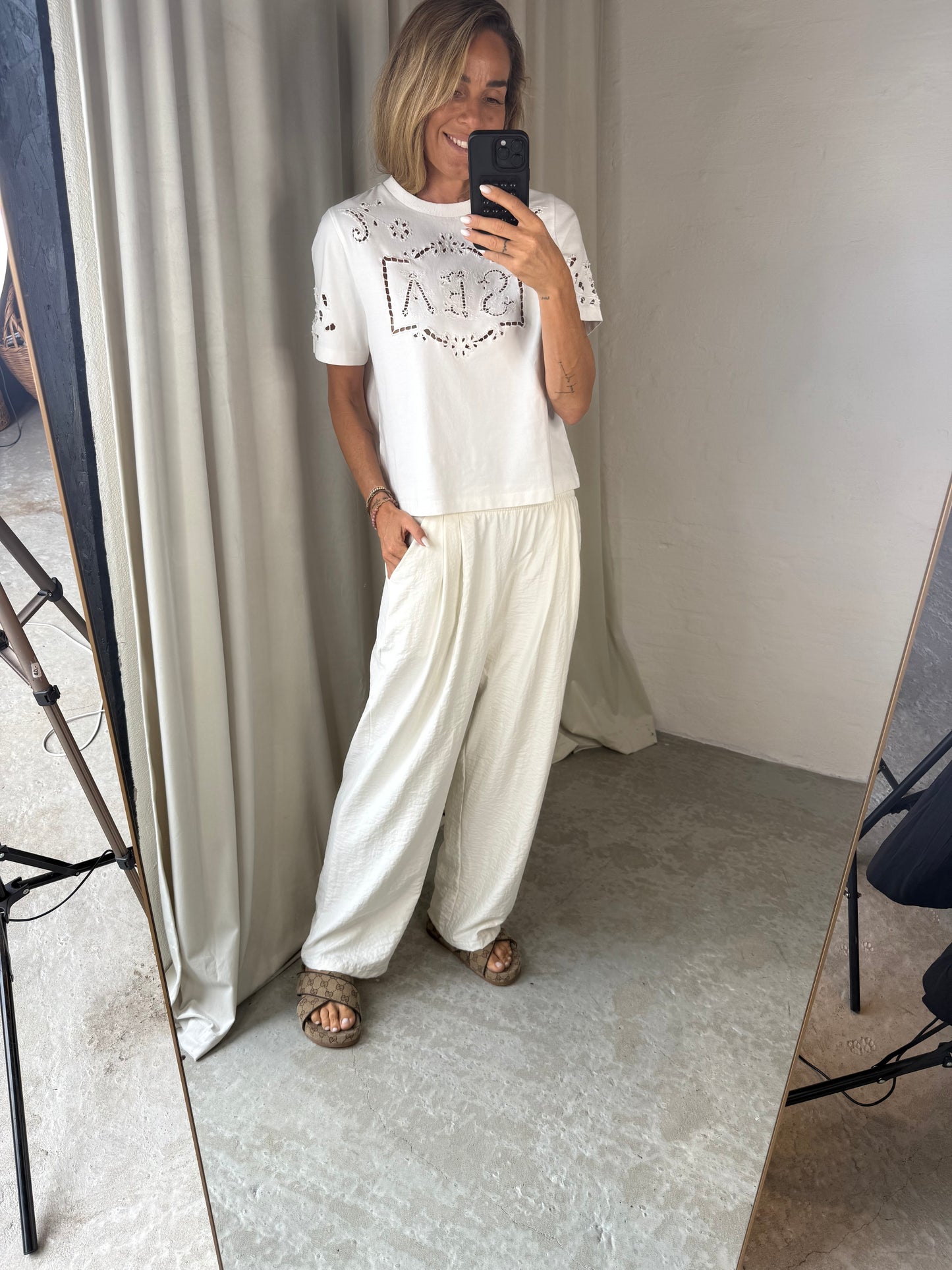 The Collection - Bukser - Off white - Felia