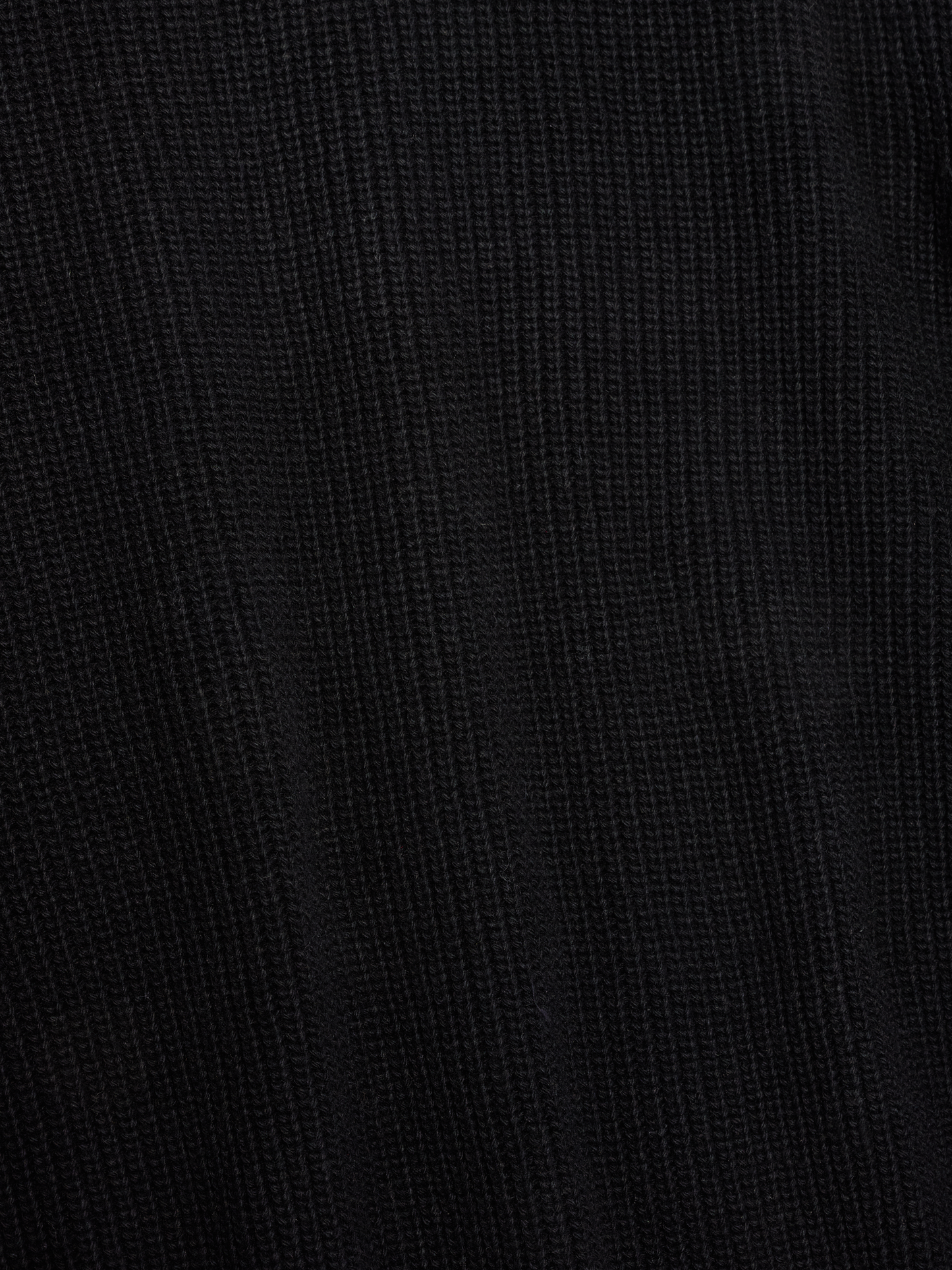 HALO - Strik - Sort - WOOL CREW KNIT