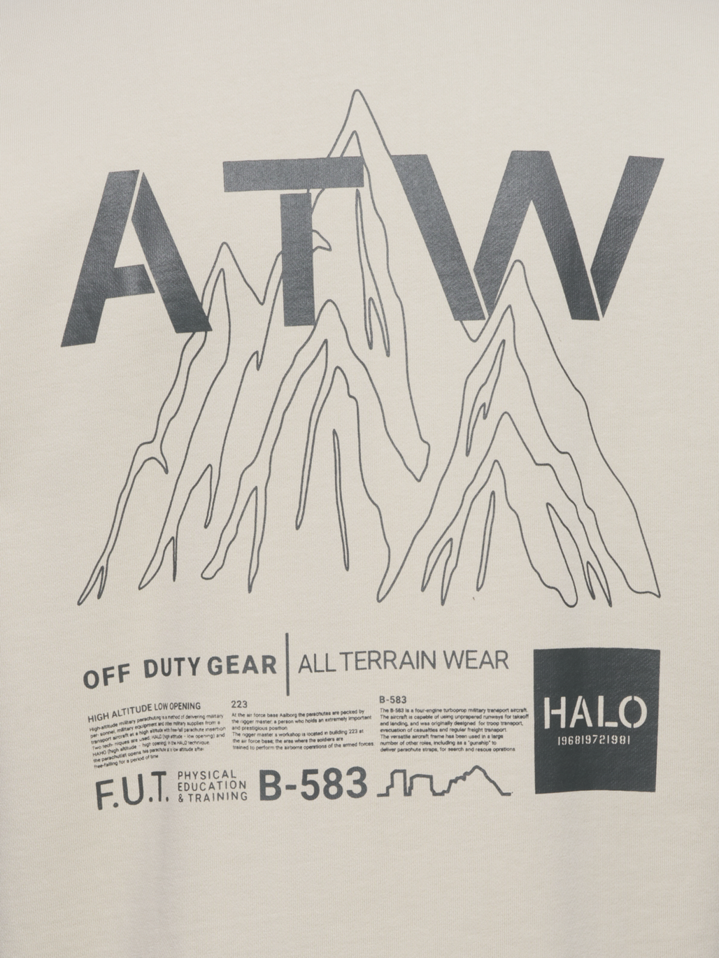 HALO - Sweatshirt - Silver Lining 8140 - Graphic crew 02 - Stilkompagniet.dk