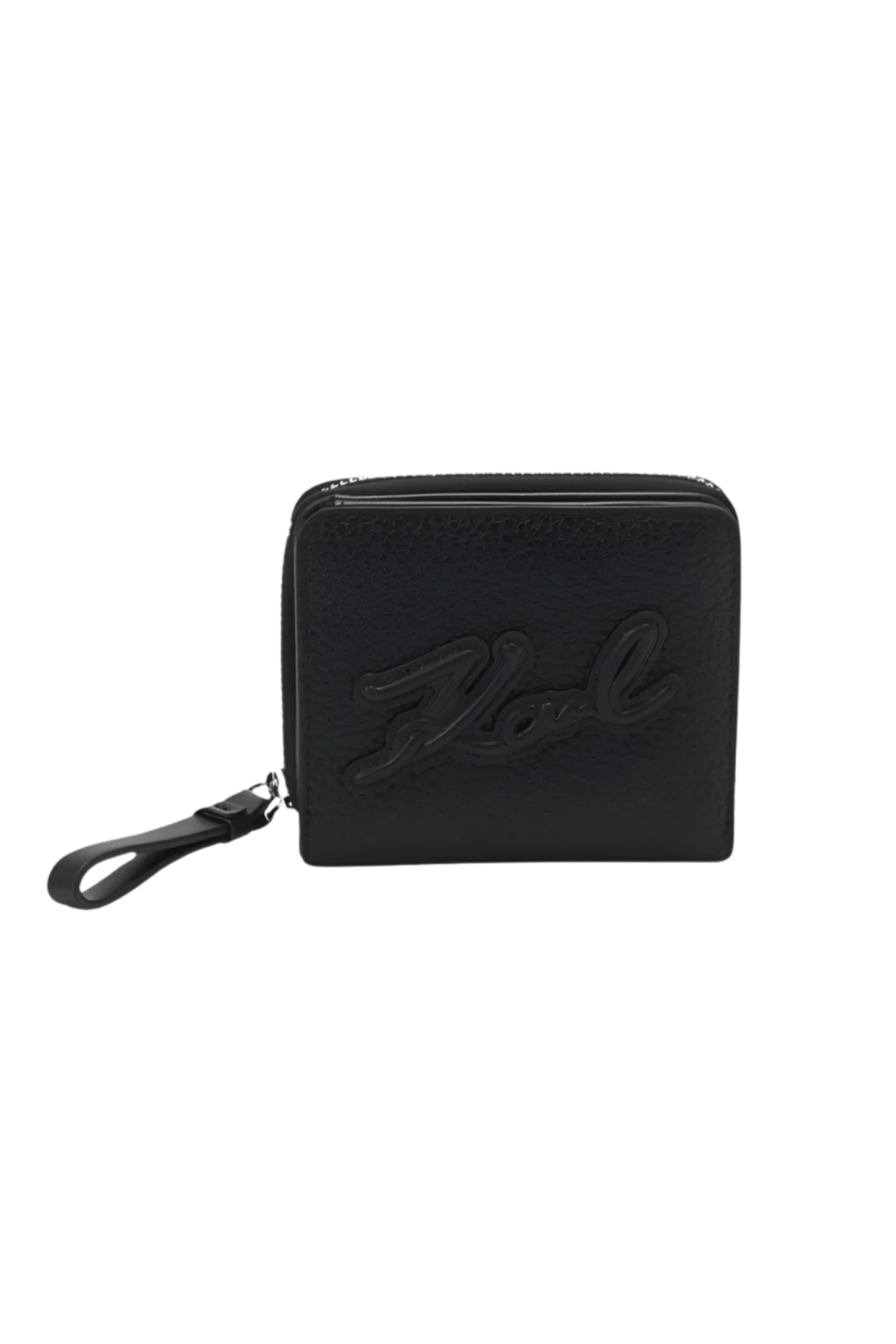 Pung - Black - SKUARE MD BFLD WLLT GRAINY - Karl Lagerfeld