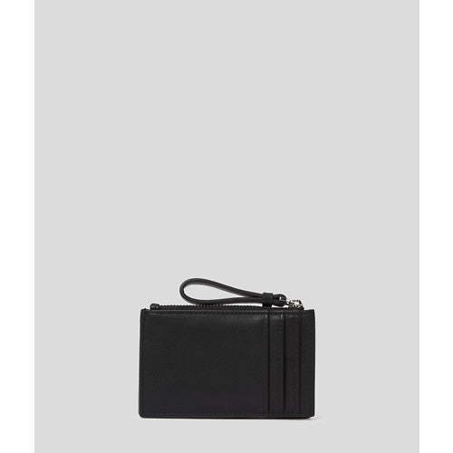 Pung - Black - SKUARE FLAP ZIP CH GRAINY - Karl Lagerfeld