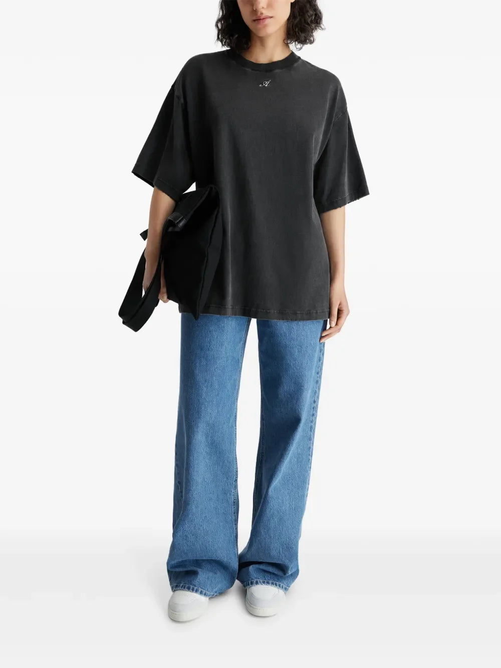 Axel Arigato - T-shirt - Black - Cosmo washed - Stilkompagniet.dk