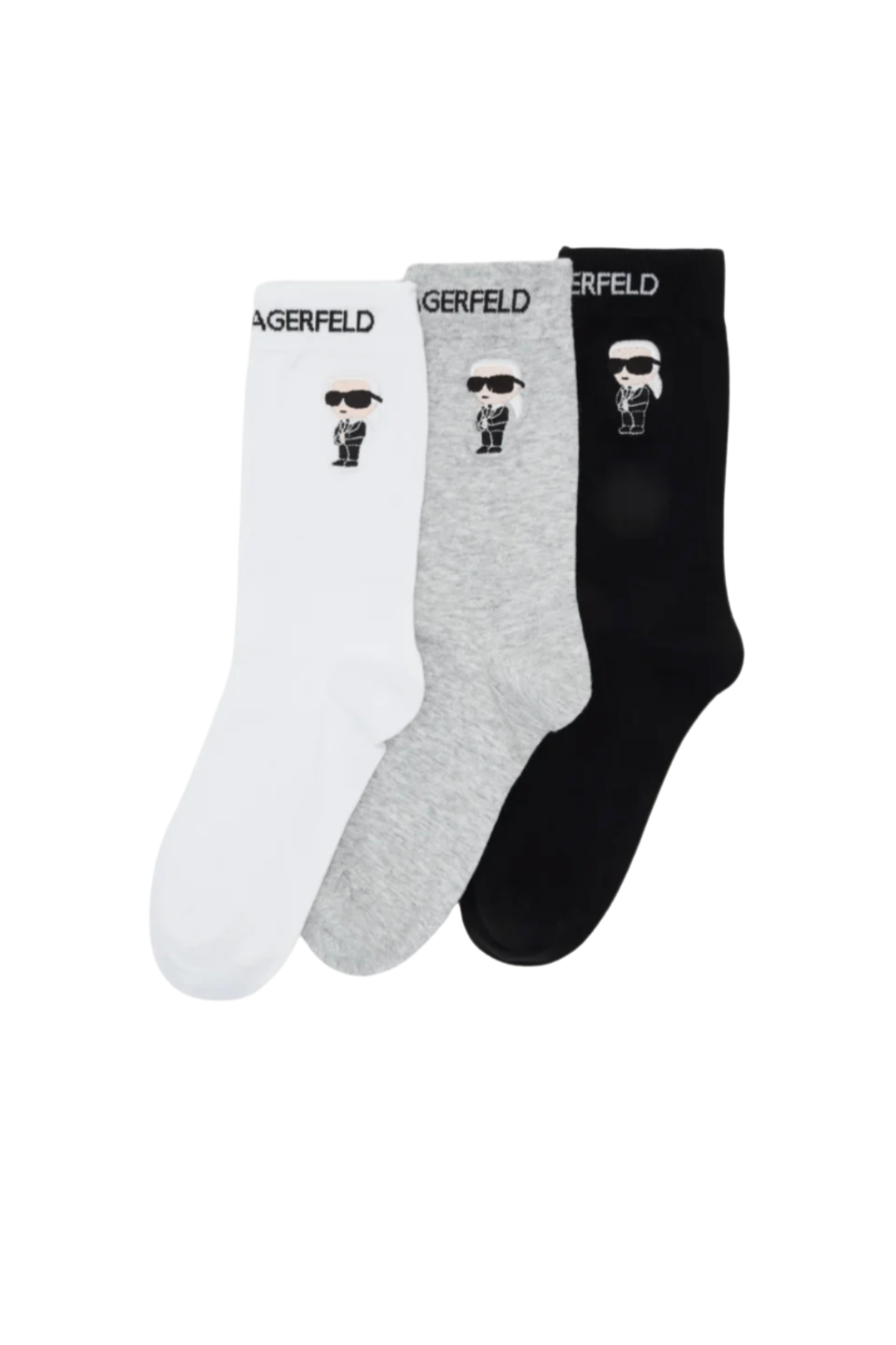 Strømper - IKONIK 2.0 SOCKS 3 PACK - Karl Lagerfeld
