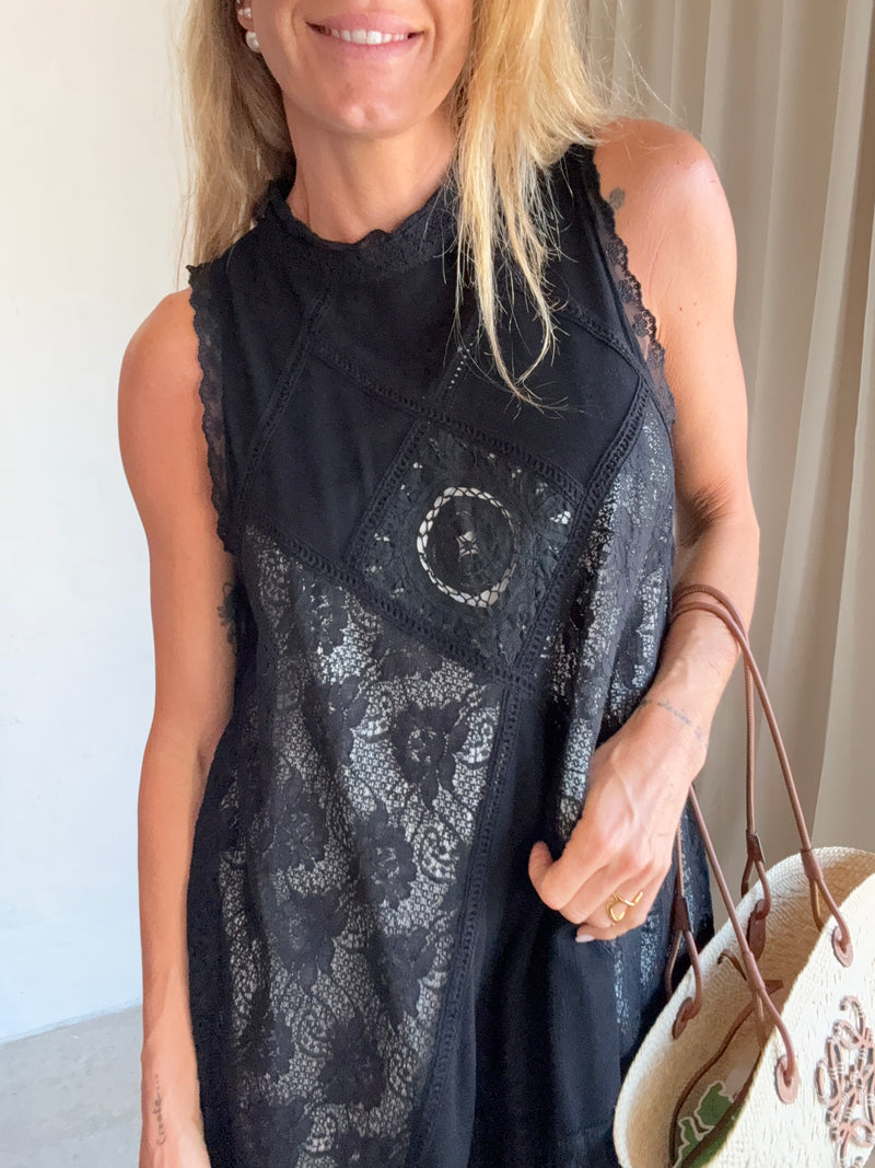 The Collection - Kjole - Black Blonde -  Rosalia