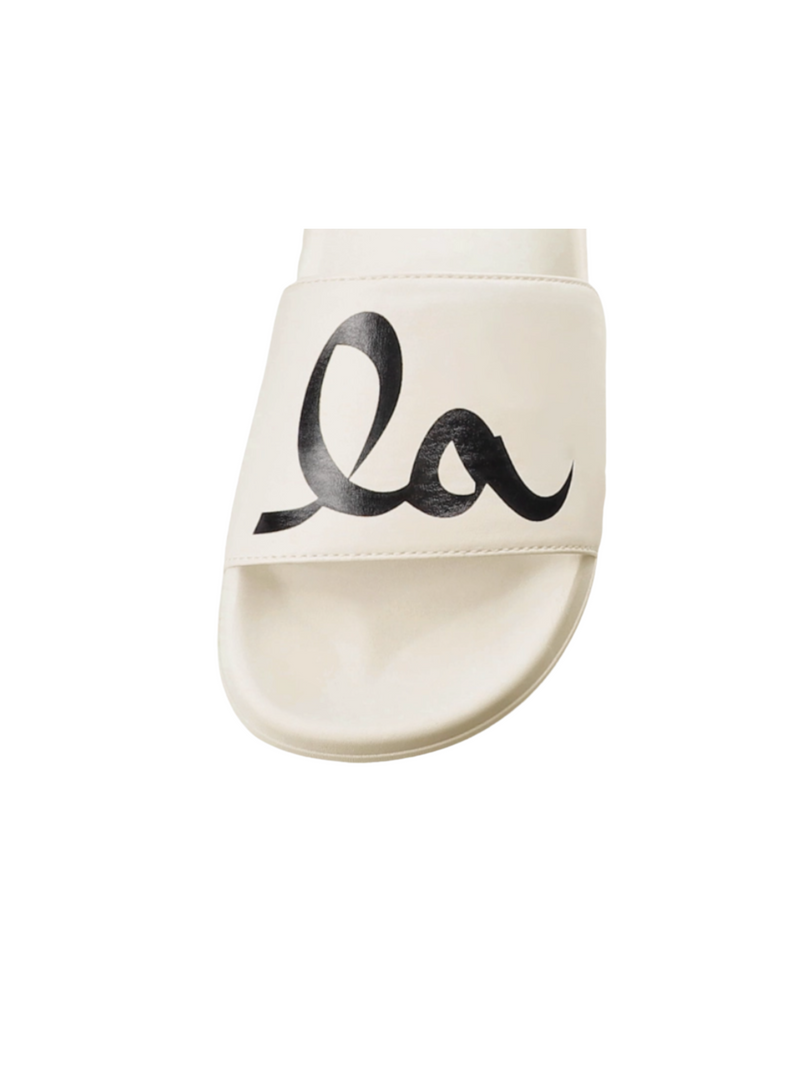Lala Berlin - Sandaler - Beach sliders Gum off white/black - Bilbao