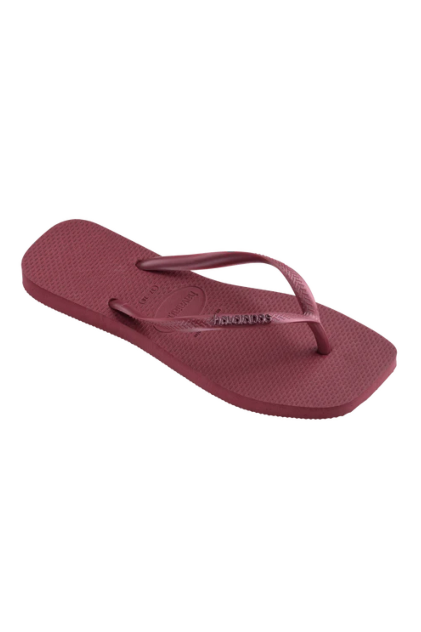 Havaianas - Klipklapper - Amaranth - Slim square logo metallic FC sss