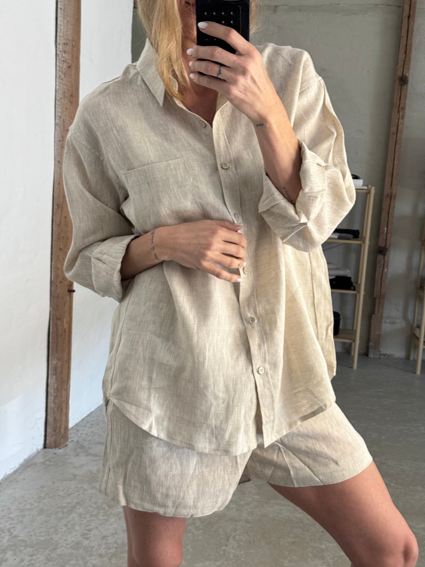 The Collection - Hør sæt - Beige - Lara