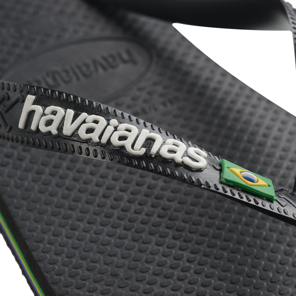 Havaianas - Klipklapper - Black/Black - Brasil Logo FC