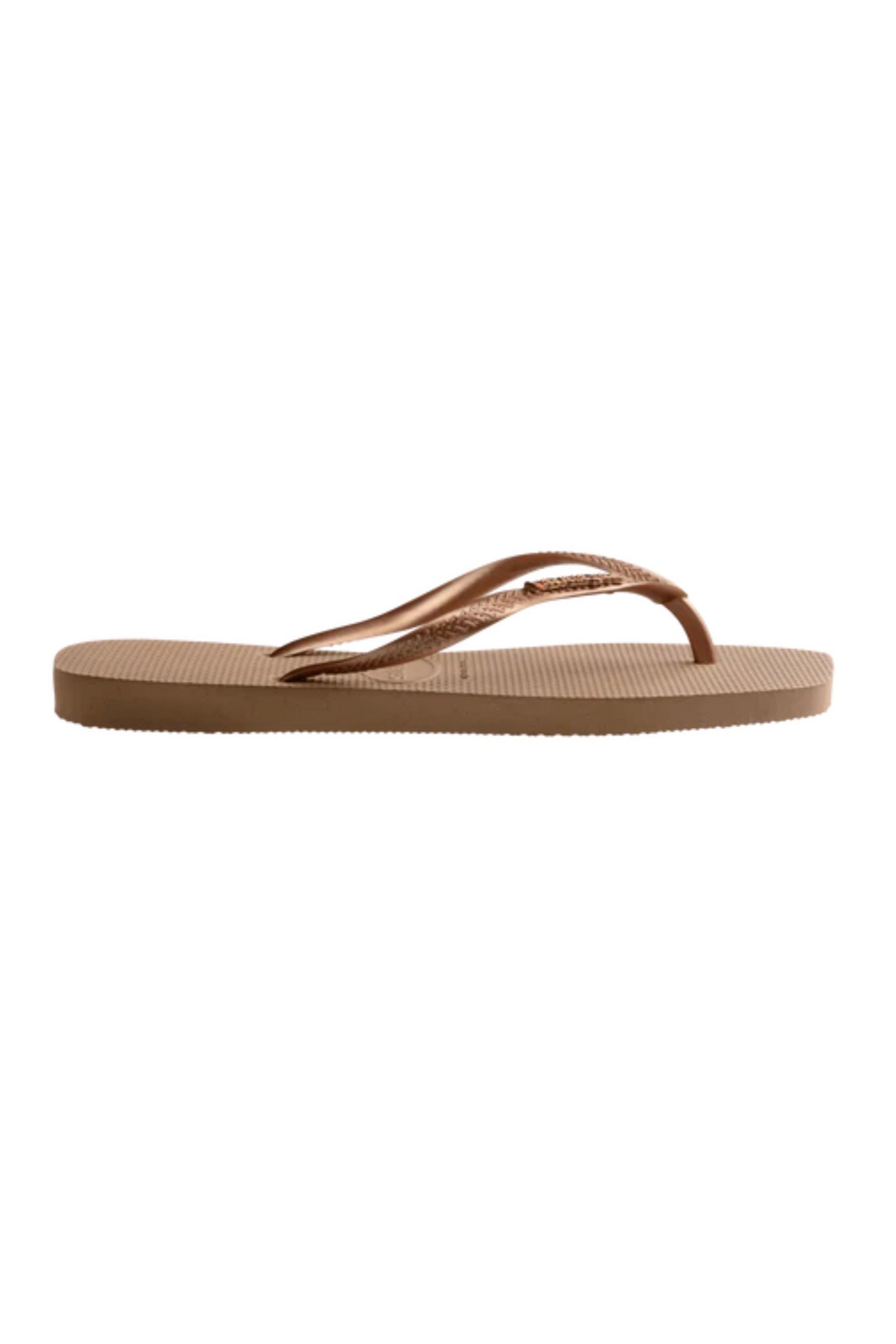 Havaianas - Klipklapper - Rose Gold/Rose Gold - Slim square logo metallic FC sss