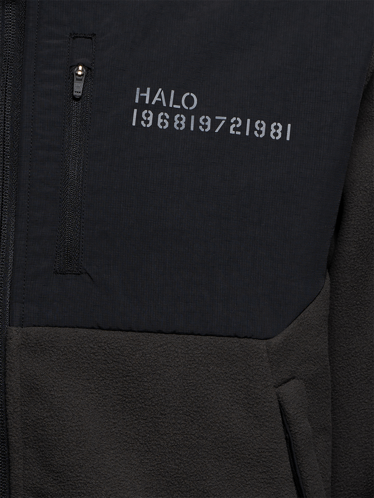Halo - Fleece jakke - Raven - Blocked Zip Fleece