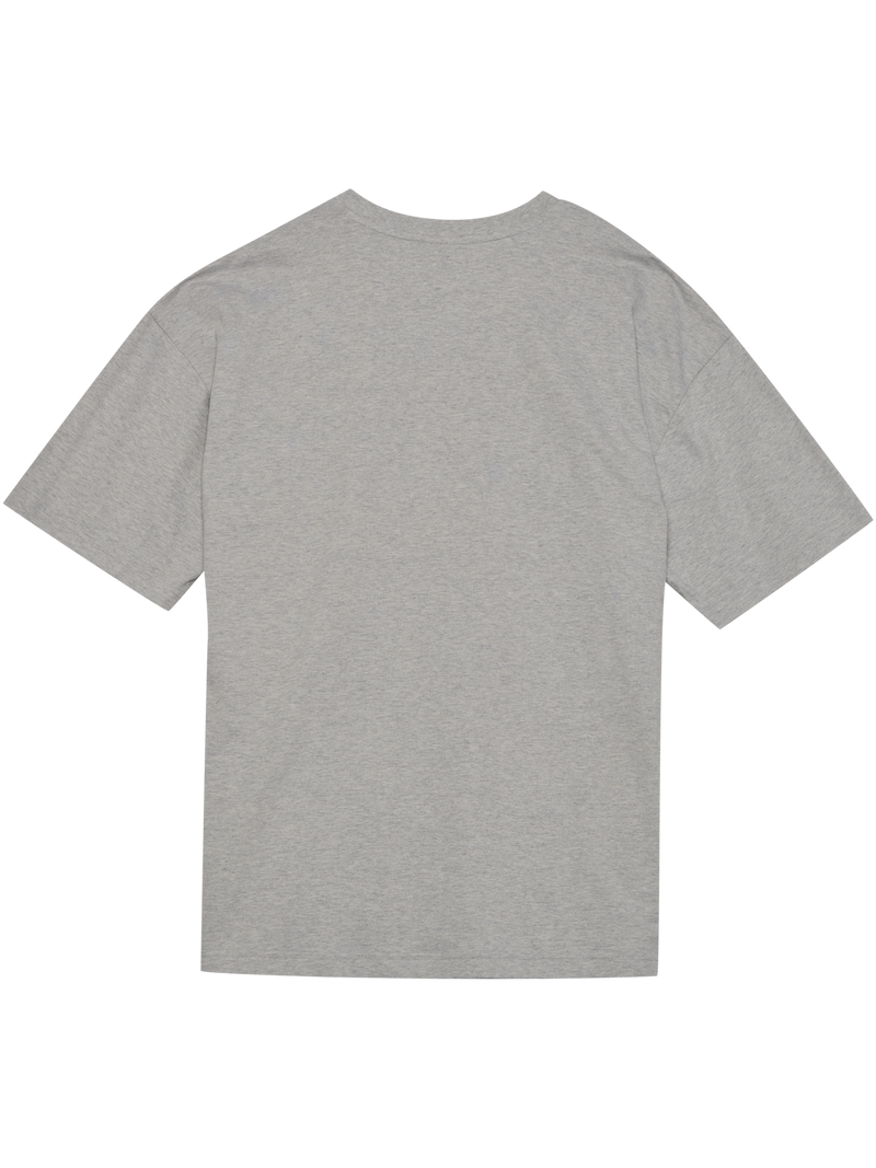 HALO - T-shirt - Light Grey Melange - Boxy