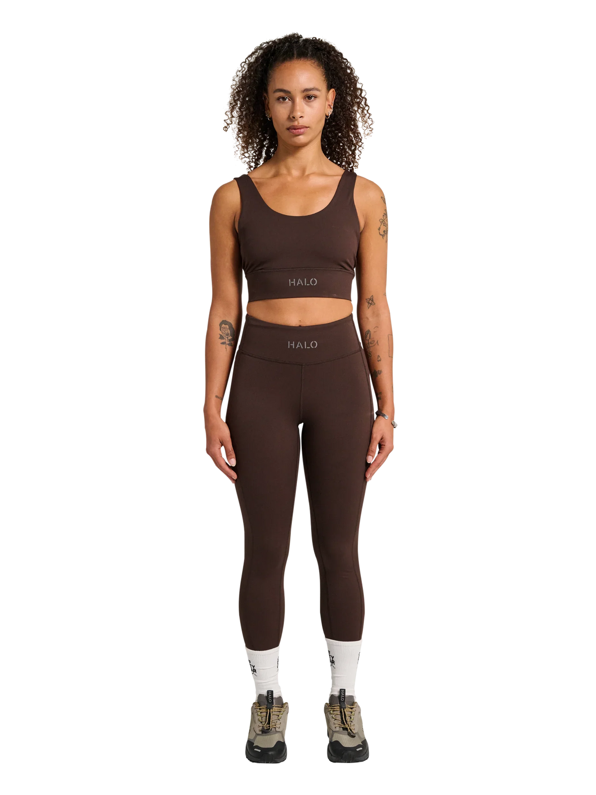 HALO - Sportsbh - Training bra - Chocolate Torte