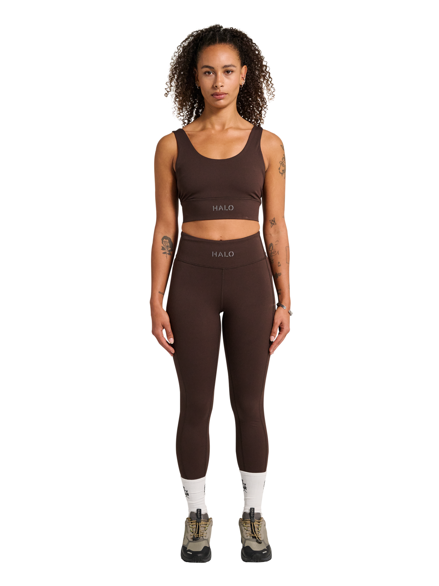 HALO - Sportsbh - Traning bra - Chocolate Torte - Stilkompagniet.dk