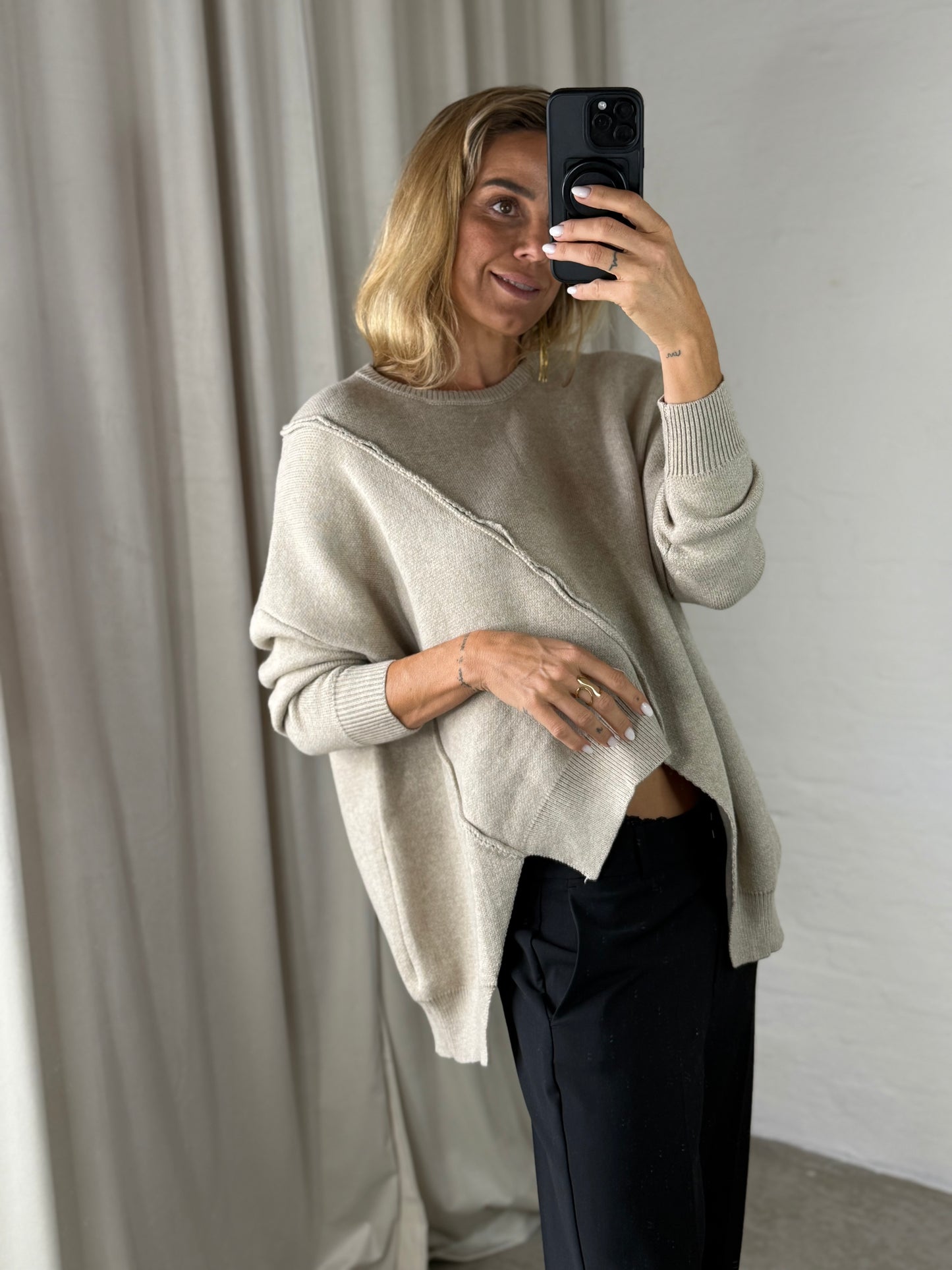The Collection - Strik - Beige - Anika
