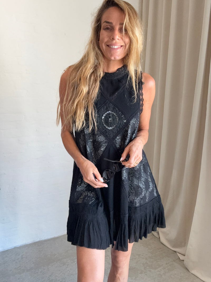 The Collection - Kjole - Black Blonde -  Rosalia