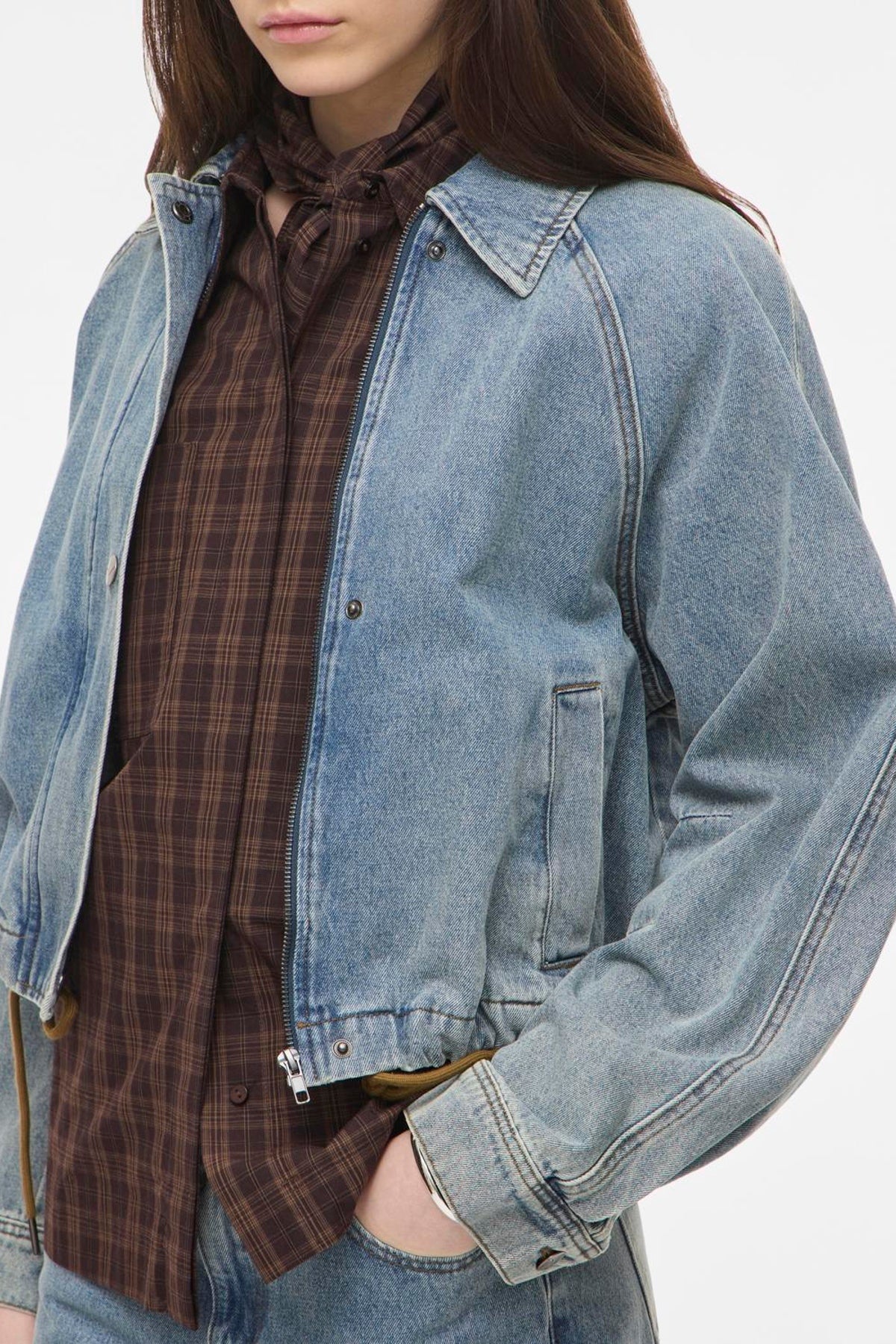 Rouge Edit - Jakke - Light Blue Denim - Routiana