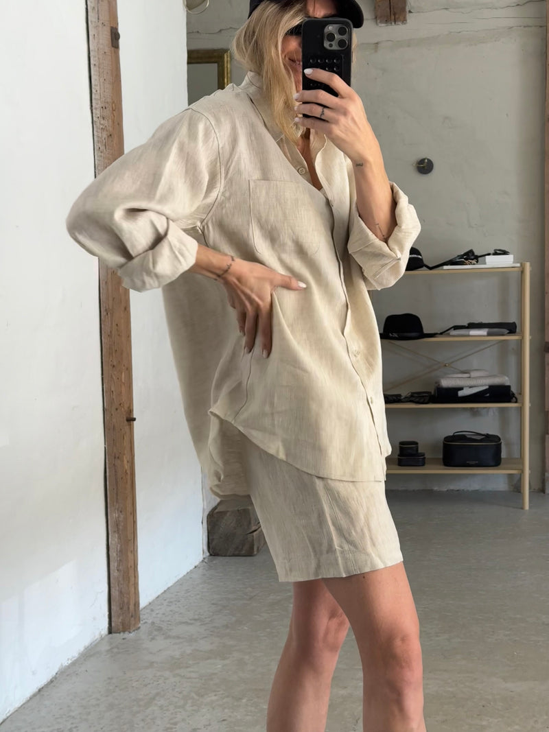 The Collection - Hør sæt - Beige - Lara