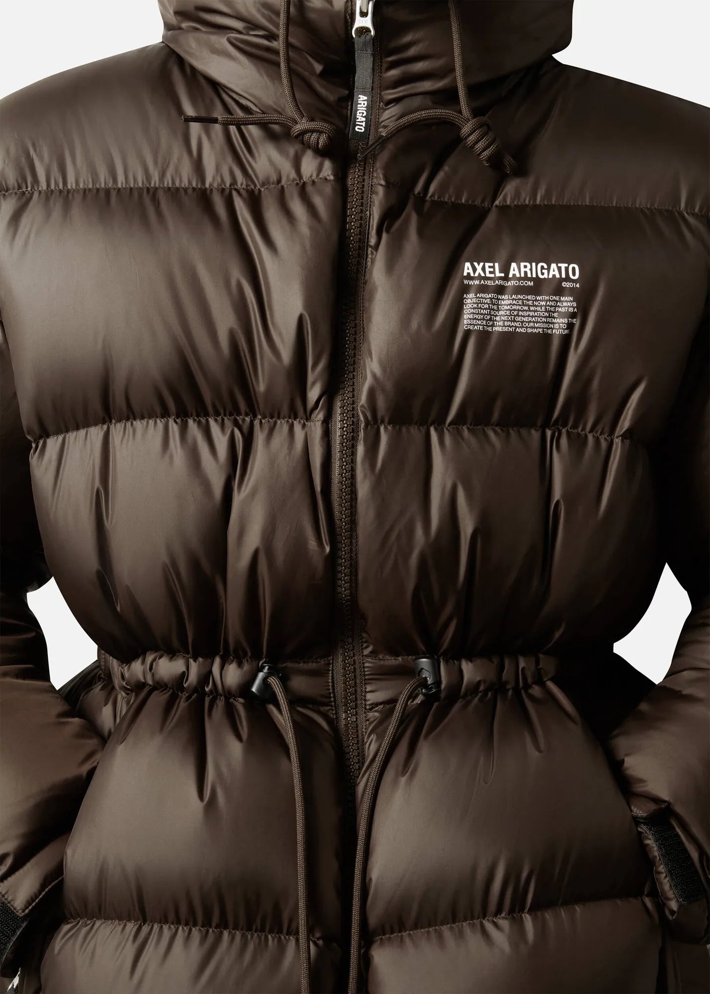 Axel Arigato - Vinterjakke - Dark Brown - Rhode Down