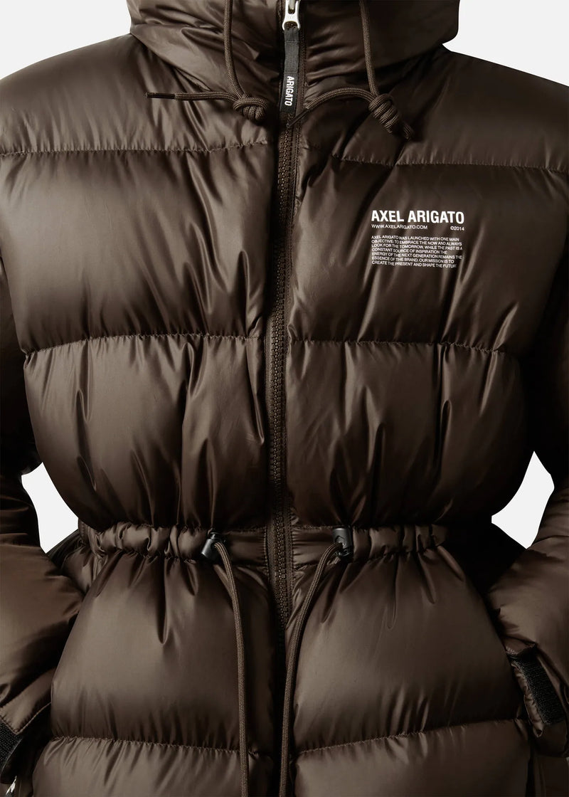 Axel Arigato - Vinterjakke - Dark Brown - Rhode Down