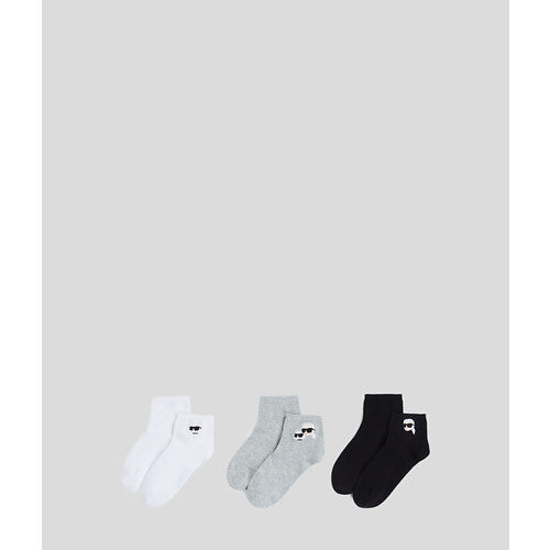 Karl Lagerfeld - Strømper - Ikon Short socks - 3 pack - Stilkompagniet.dk