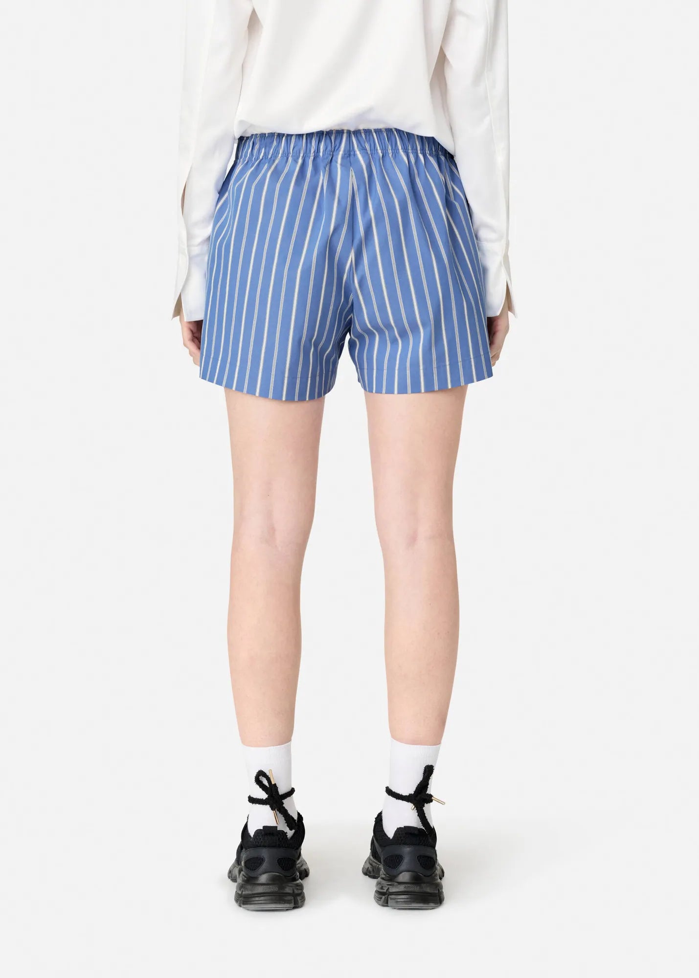 Axel Arigato - Shorts - Blue/White - Striped Cotton