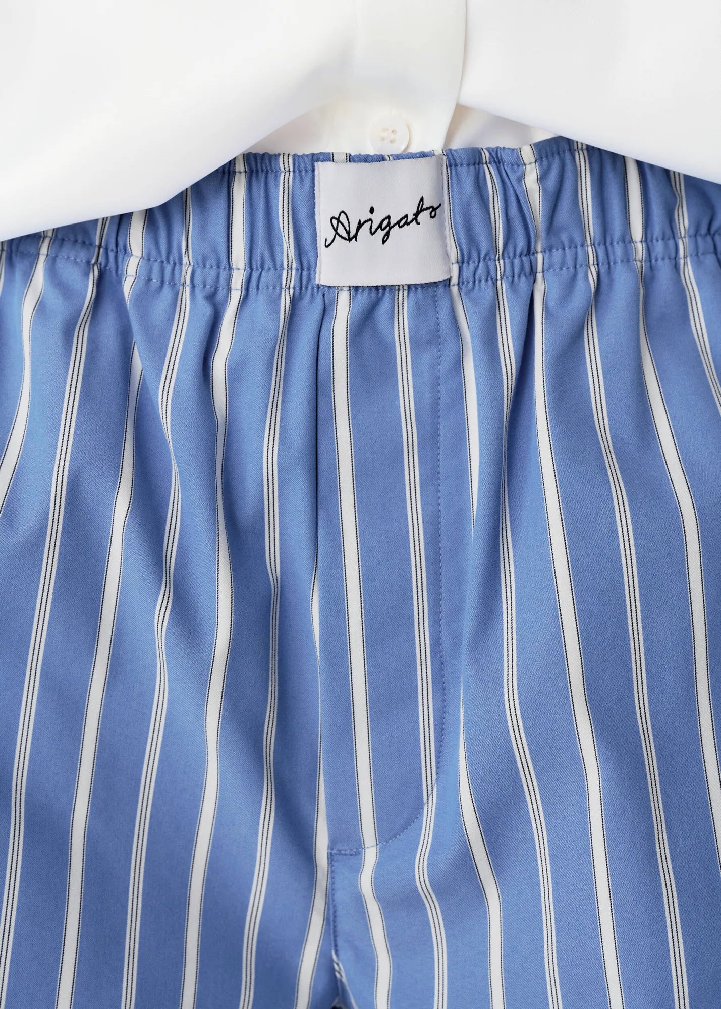 Axel Arigato - Shorts - Blue/White - Striped Cotton