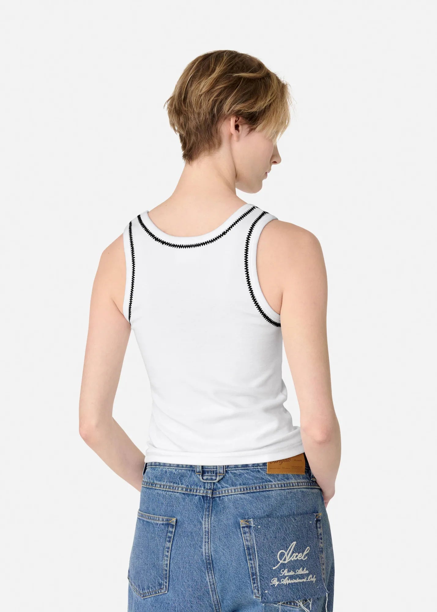 Axel Arigato - Tank top - White - Haven signature - Stilkompagniet.dk