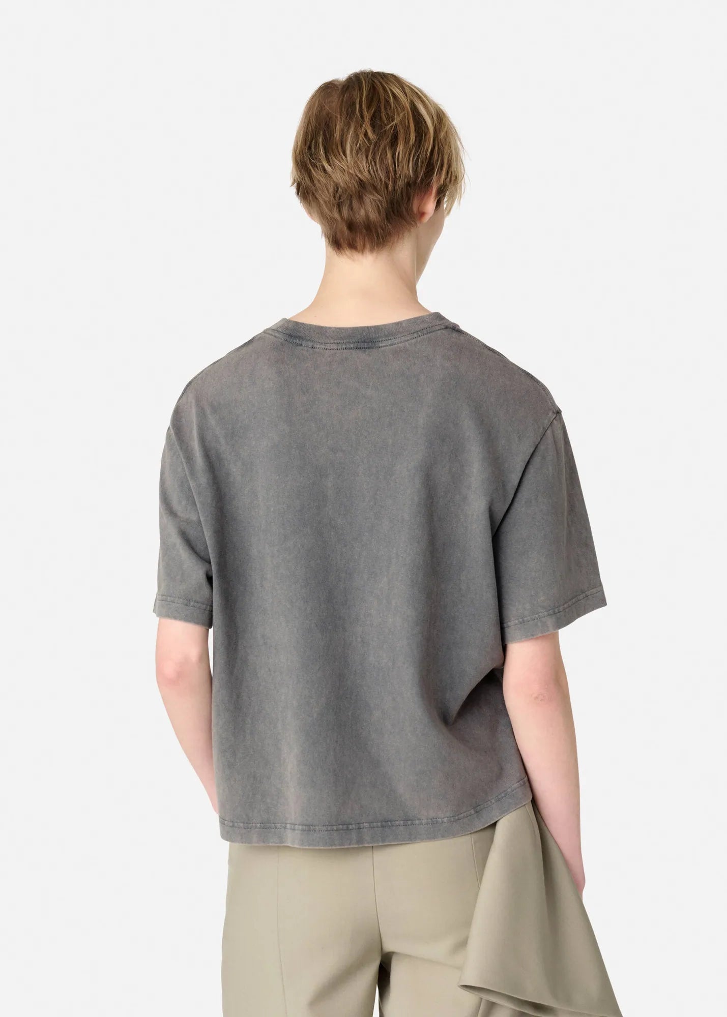 Axel Arigato - T-shirt - Steel grey - Distort - Stilkompagniet.dk