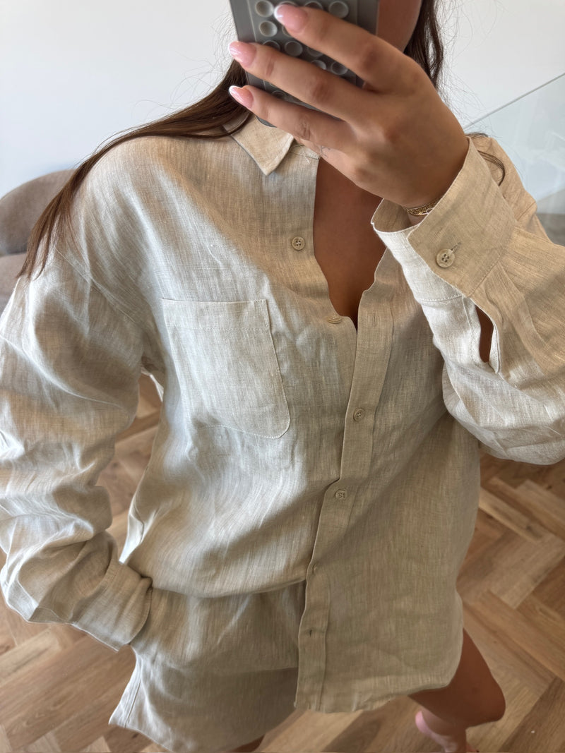 The Collection - Hør sæt - Beige - Lara