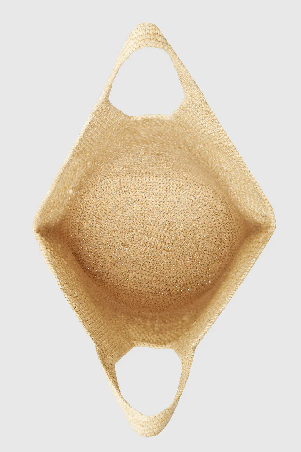 Anine Bing - Strandtaske - Natural - Leah Logo Hobo Raphia