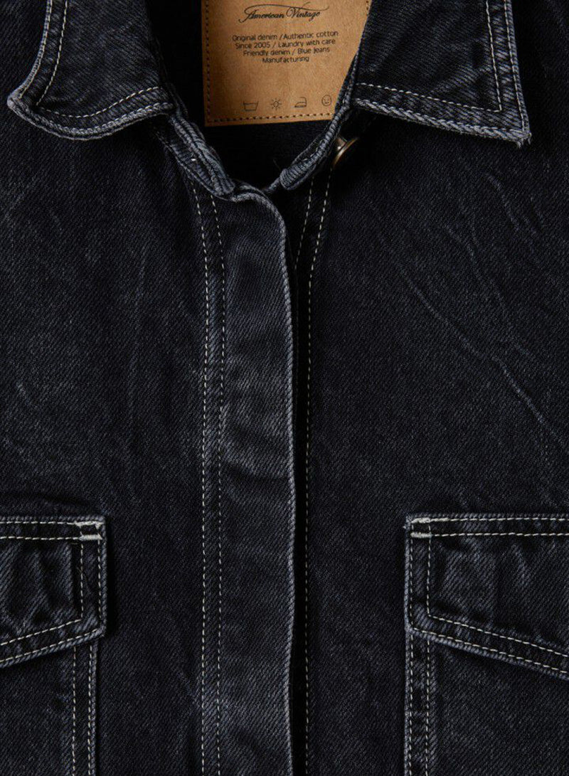 American Vintage Shirt Yopday Black Vintage