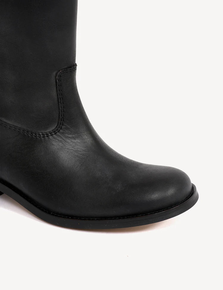 Dico - Skind Støvle - Black - Julia Gaucho