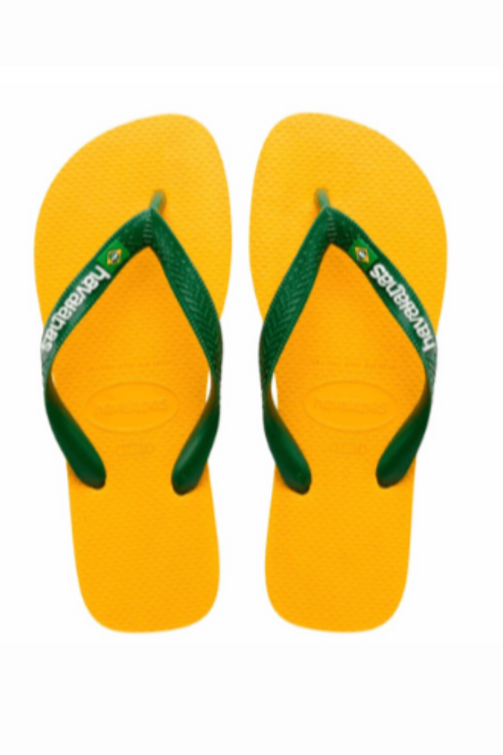 HAVAIANAS - Brasil Logo pop yellow - Klipklapper sss