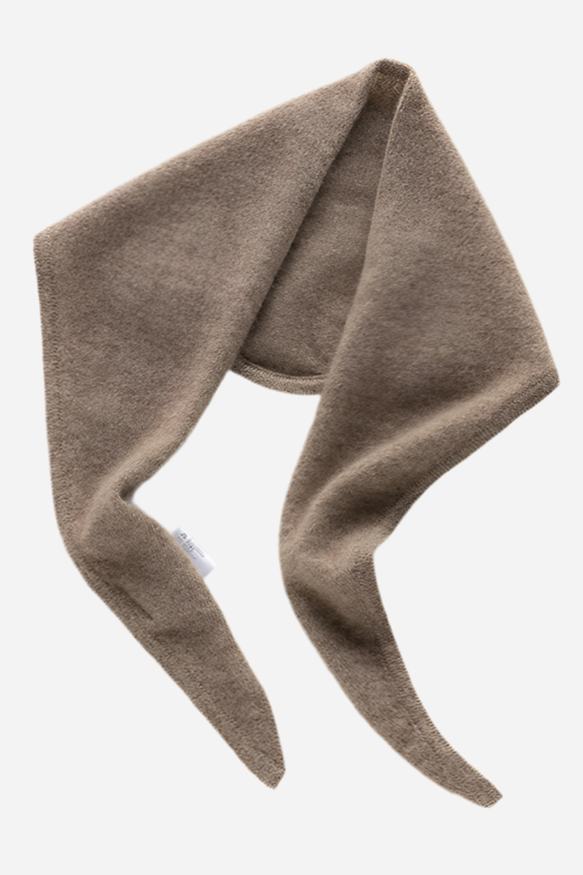 Andcopenhagen - Cashmere trinity mini tørklæde - 100% Cashmere - Dark coffee - Stilkompagniet.dk