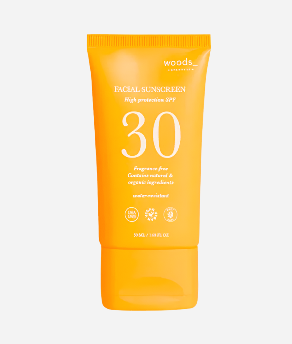 WOODS - Sun Lotion - Face 50 SPF - Vegan - 50ml - sss - Stilkompagniet.dk