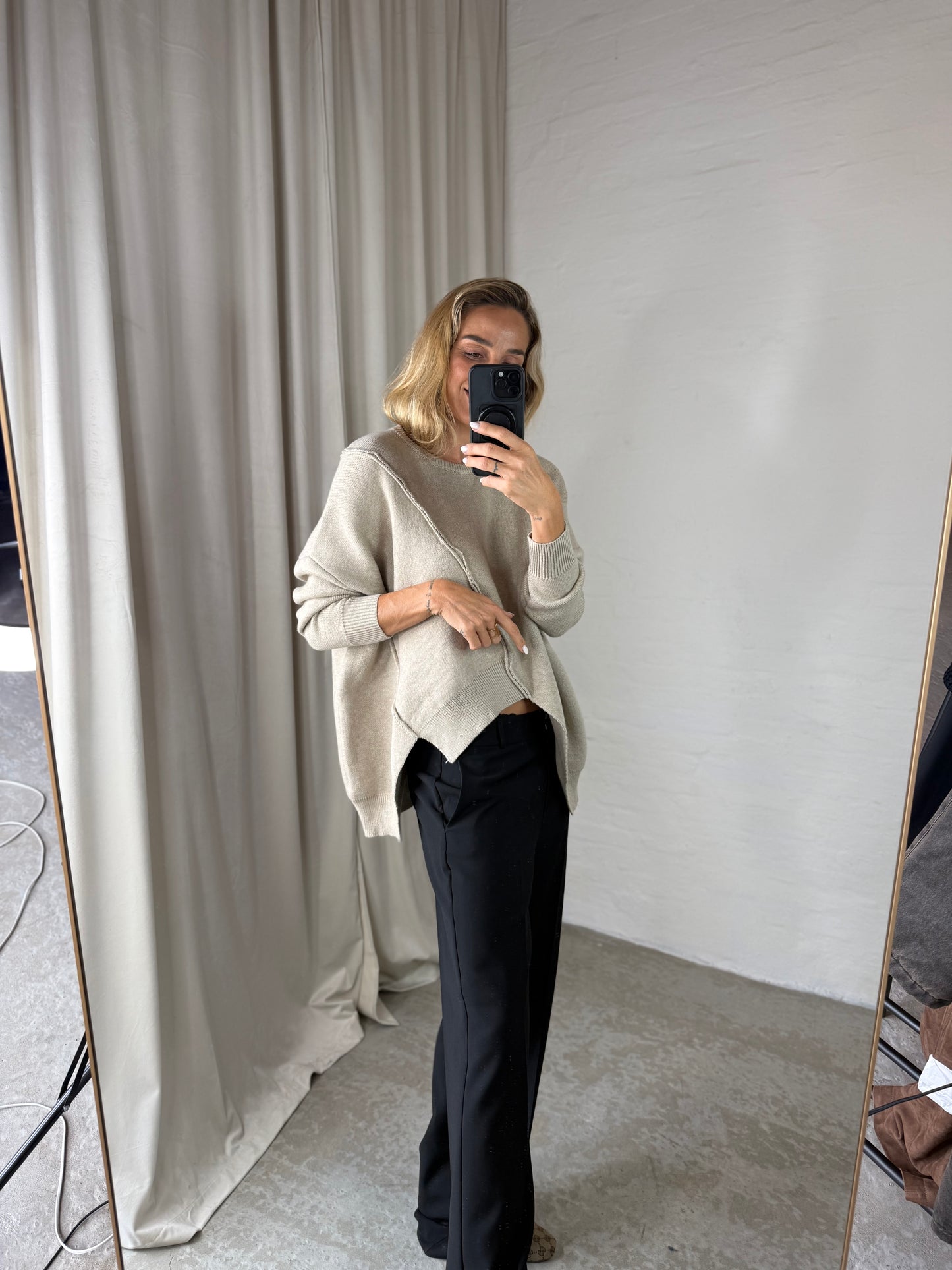 The Collection - Strik - Beige - Anika