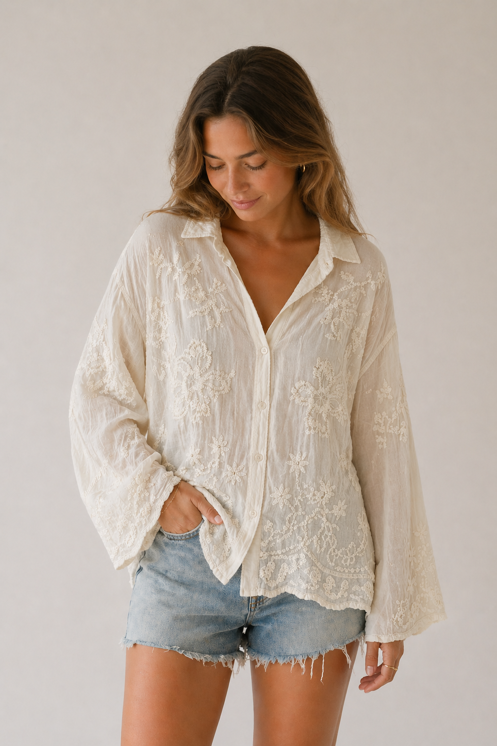 The Collection - Skjorte - Off White - Cosima