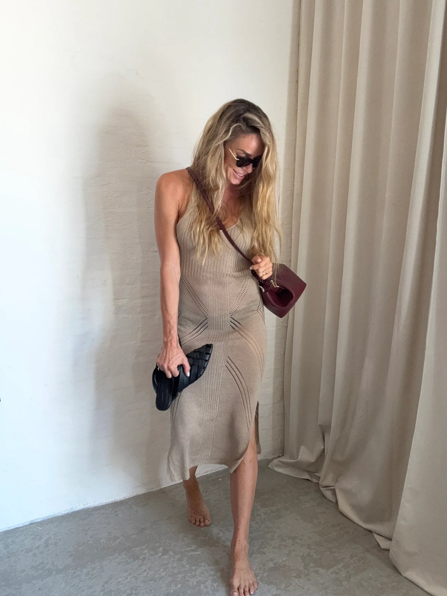 The Collection - Kjole - Knit Sand - Siri